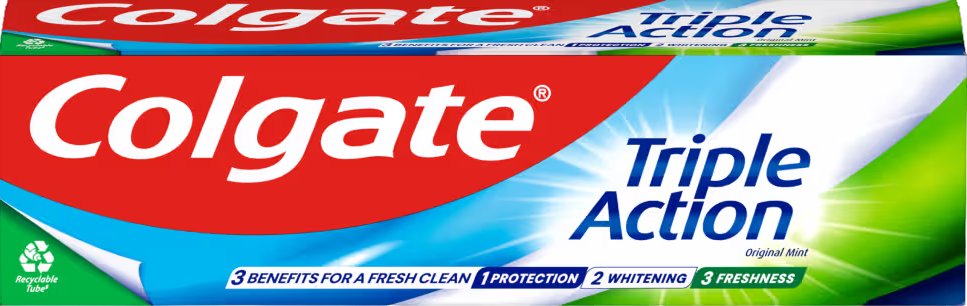 Colgate Toothpaste Triple Action 75ml from Harrisons Direct