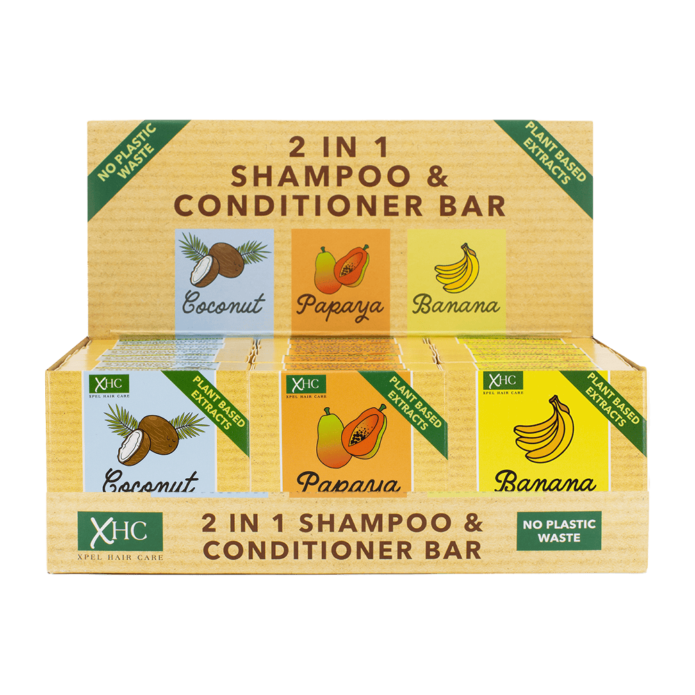 XHC 2 In 1 Shampoo & Conditioner Bar Assorted 60g from Harrisons Direct