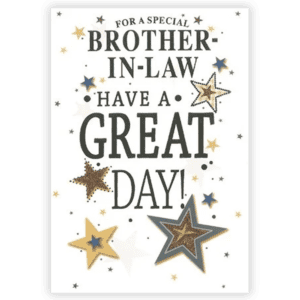 Birthday Card Brother-In-Law