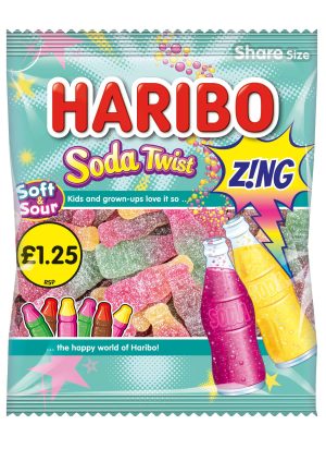 Haribo Soda Twist Z!ng 140g £1.25 PMP
