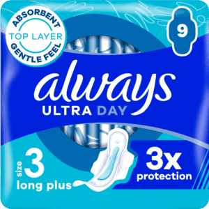 Always Ultra Sanitary Towels Day Wings 9's from Harrisons Direct