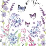 Thinking Of You Card Meadow Flowers from Harrisons Direct