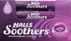 Halls Soothers Blackcurrant 45g