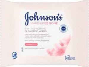 Johnson's Refreshing Make Up Wipes 25 Pack