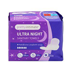 Pretty Intimate Sanitary Towels Night 8's