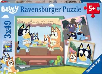 Ravensburger Bluey 3 x 49 Piece Jigsaw Puzzle