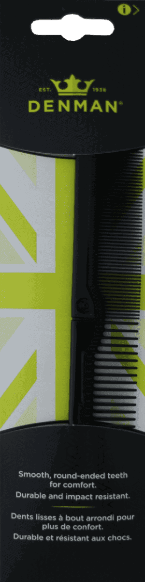 Denman Mens Black Comb D18