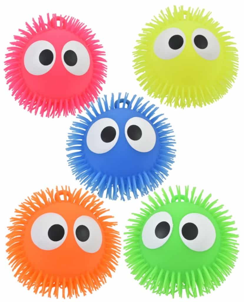 Big Eye Puffer Ball - Approx 9" Assorted Colours CDU