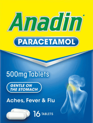 Anadin Paracetamol Tablets 16's