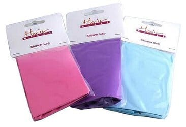 Shower Cap PVC Assorted Colours