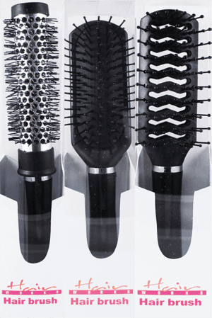 Hairbrush PVC Box Assorted Designs