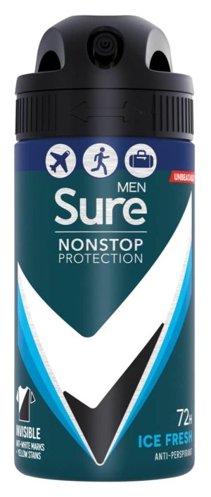 Sure Invisible Ice Anti-Perspirant Deodorant Compressed For Men 75ml