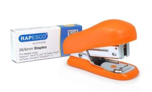 Rapesco Orange Bug Mini Stapler & Staples