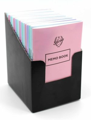 Silvine Modern Classic Memo Book Pastel Assorted Colours CDU