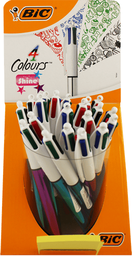 Bic 4 Colours Shine Tubo Pen Tub