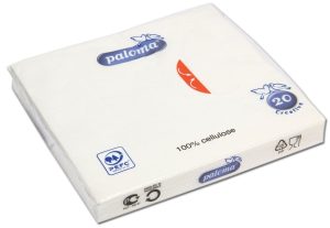 Napkins White 33cm 3 Ply 20's