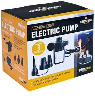 Milestone Camping AC Electric Pump 240v/130w