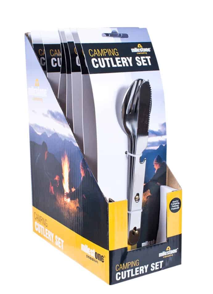 Milestone Camping Cutlery Set 3pc