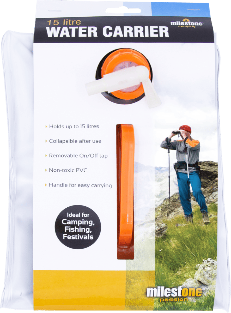 Milestone Camping Folding Water Carrier 15Ltr