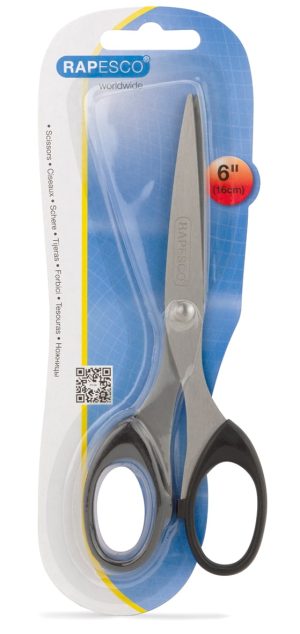 Rapesco 16cm Essentials Scissors Hang Pack