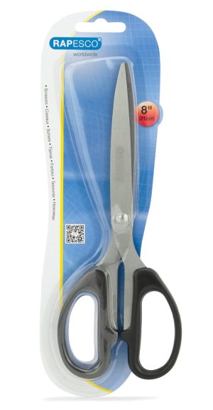 Rapesco 21cm Essentials Scissors Hang Pack