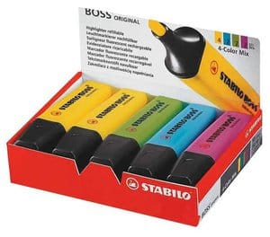 Stabilo Boss Original Highlighters Assorted Colours Boxed