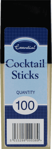 Cocktail Sticks Wood 100's