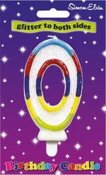 Number 0 Cake Candle