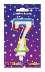 Number 7 Cake Candle