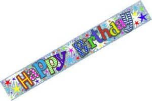 Banner - Happy Birthday 2.3m x 110mm
