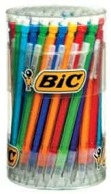 Bic Automatic Pencils Assorted Colours Tub