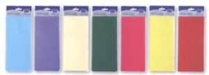 Tissue Paper 5 Sheets Hang Pack - Assorted Colours