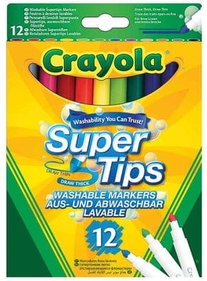Crayola Bright Supertips Markers 12's