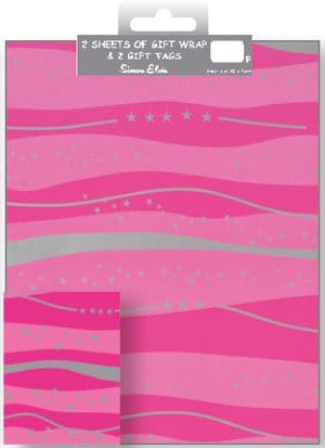 Packed Wrap 2 Sheets & 2 Tags - Designer Female