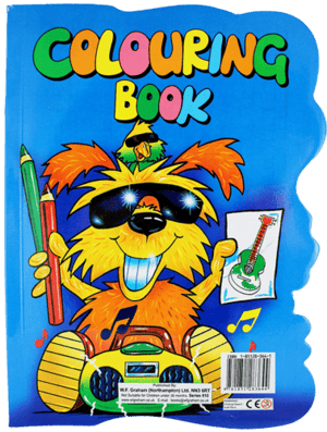 Shaped Colouring Book 4 Titles 206mm x 280mm 32 Pages