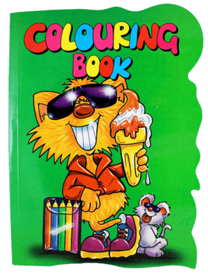 Shaped Colouring Book 4 Titles 206mm x 280mm 32 Pages