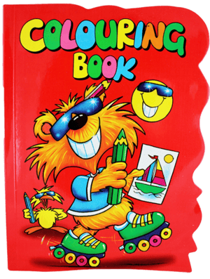 Shaped Colouring Book 4 Titles 206mm x 280mm 32 Pages