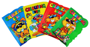 Shaped Colouring Book 4 Titles 206mm x 280mm 32 Pages
