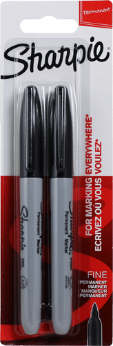 Sharpie Black Marker Pen Hang Pack 2's