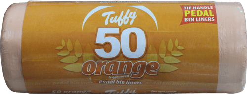 Tuffy 50 Scented Pedal Bin Liners 8MU Assorted