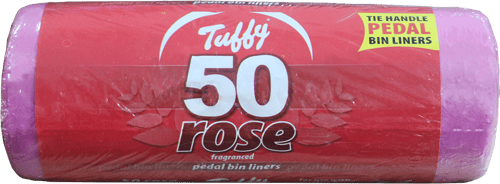 Tuffy 50 Scented Pedal Bin Liners 8MU Assorted