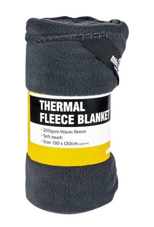 Milestone Camping Thermal Polar Fleece Blanket 150 x 120cm