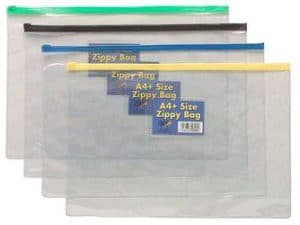 Zippy Document Bag A4+ Assorted Colours