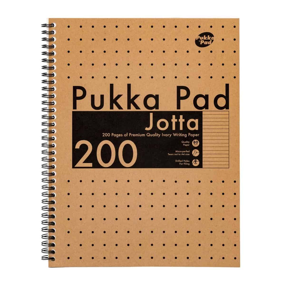 Pukka Pad A4 Kraft Jotta Wirebound Notebook