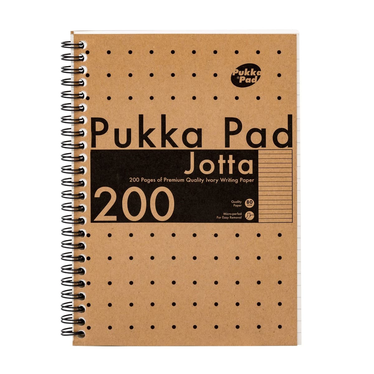 Pukka Pad A5 Kraft Jotta Wirebound Notebook