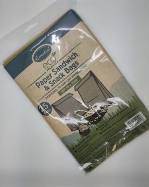 Paper Snack & Sandwich Bags 15x25cm 25's