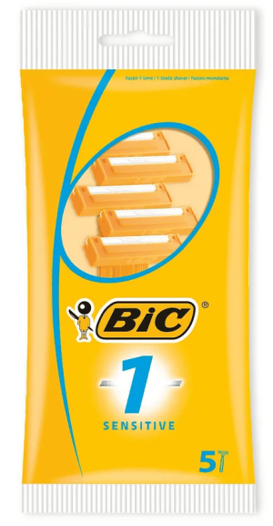Bic Single Blade Sensitive Razors 5's