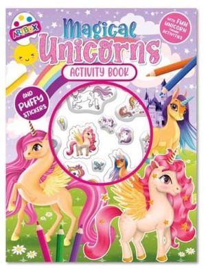 Puffy Sticker and Activity Book Assorted
