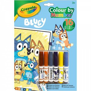 Crayola Colour By Numbers - Bluey