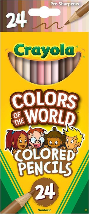 Crayola Colours Of The World Pencils 24's